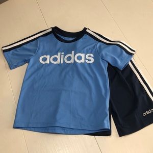 Adidas boys size 5 matching set - soccer boys outfit
